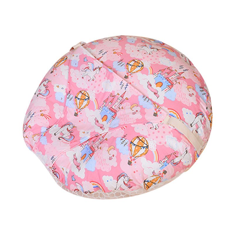 Baby Kissen Oval Baumwolle – Atmungsaktives Kinderkissen mit Mesh für Kleinkinder 1–3 Jahre