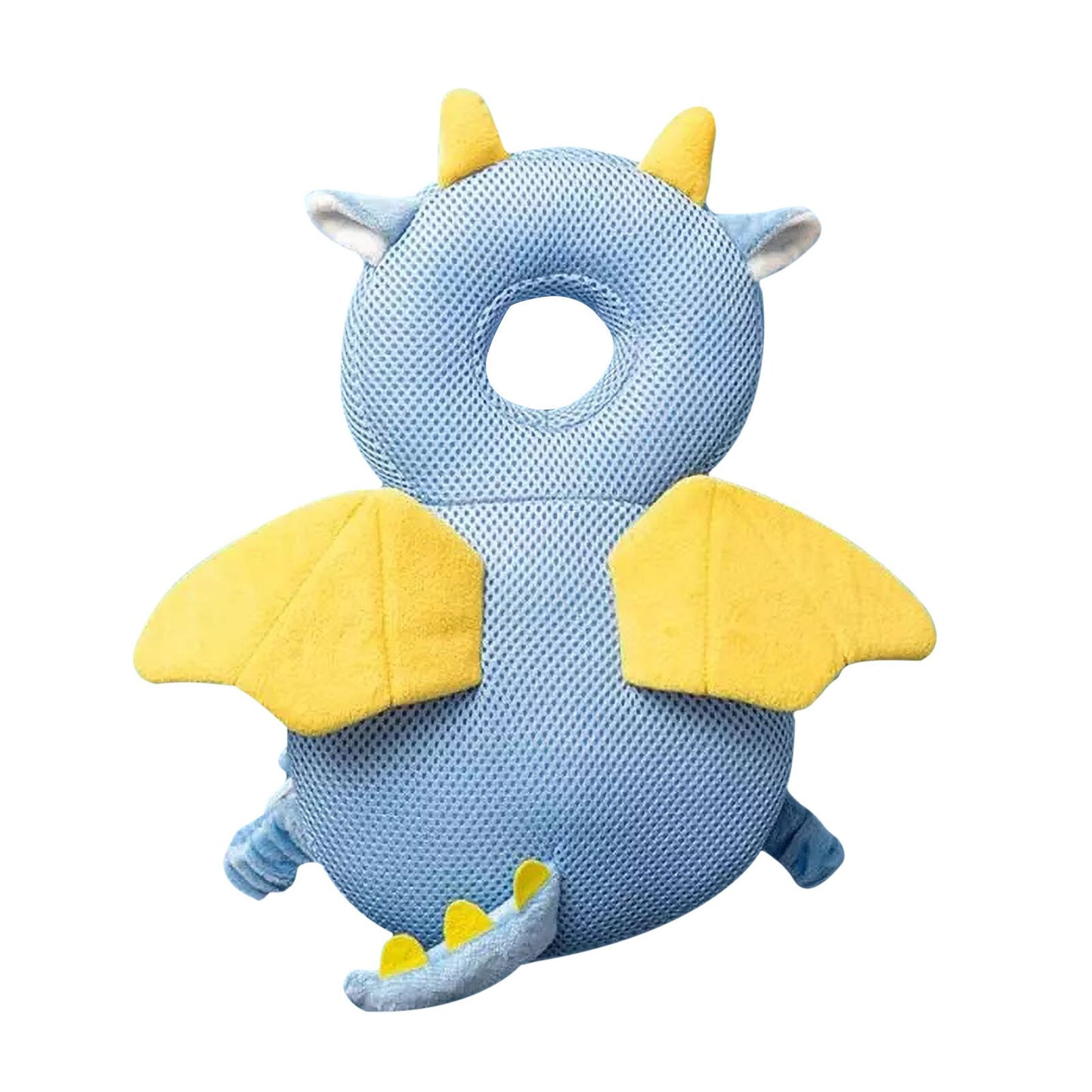 Baby Kopfschutz Kissen mit Fallschutz für Kopf und Rücken, verstellbare Schultergurte, weich und atmungsaktiv für 4–24 Monate