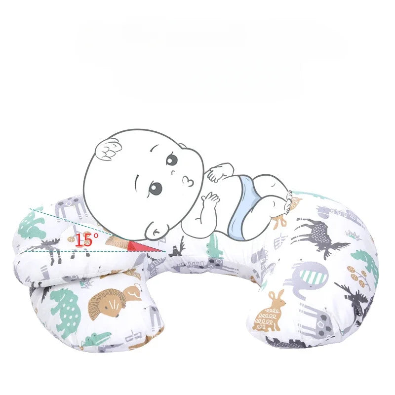Anti Reflux Kissen Baby – Keilkissen aus Baumwolle gegen Spucken, atmungsaktiv und bequem