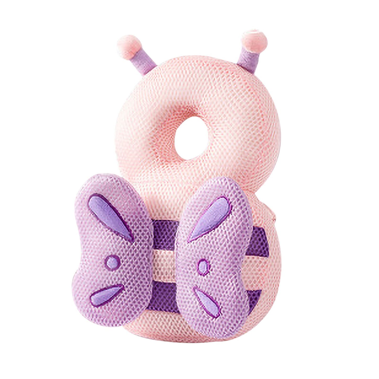 Baby Kopfschutz Kissen mit Fallschutz für Kopf und Rücken, verstellbare Schultergurte, weich und atmungsaktiv für 4–24 Monate