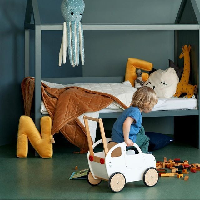 Baby Deko Kissen ABC – Buchstaben Throw Pillow für Kinderzimmer & Fotografie Hintergrunddeko