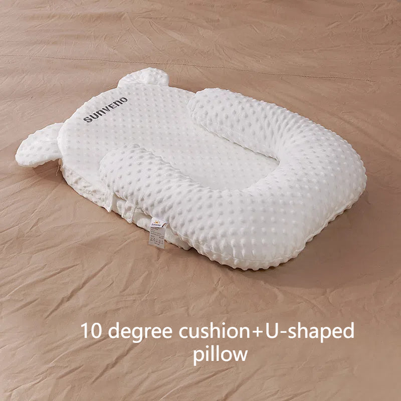 Anti Reflux Kissen Baby U-Form – Memory Foam Babykissen für Neugeborene, ergonomisch