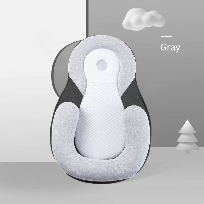 Baby Kissen U-Form für Neugeborene – Baumwolle mit Schwammfüllung, ergonomisch und weich