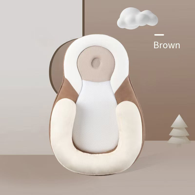 Baby Kissen U-Form für Neugeborene – Baumwolle mit Schwammfüllung, ergonomisch und weich