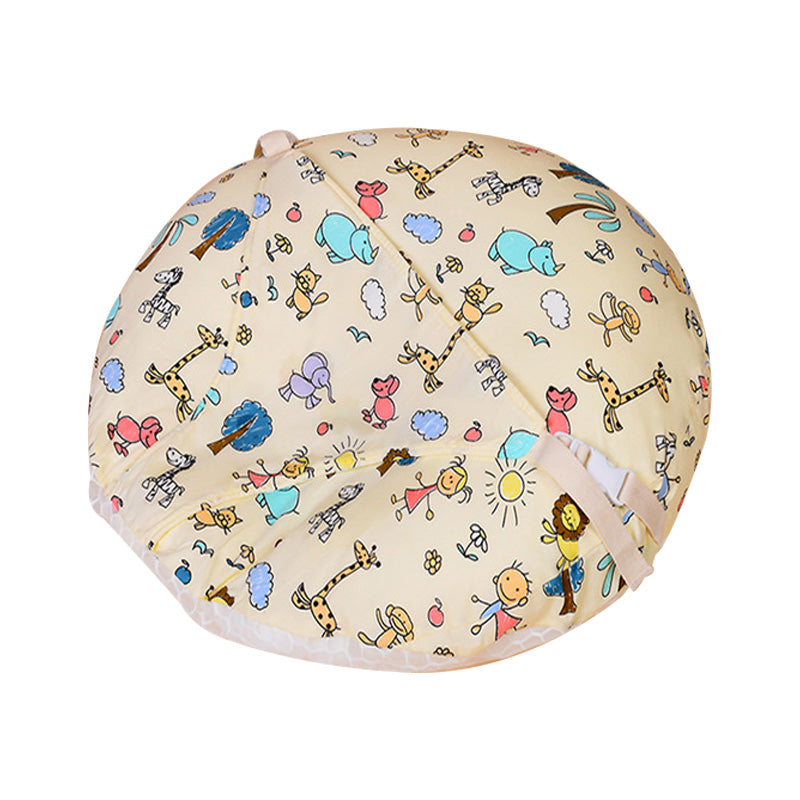 Baby Kissen Oval Baumwolle – Atmungsaktives Kinderkissen mit Mesh für Kleinkinder 1–3 Jahre