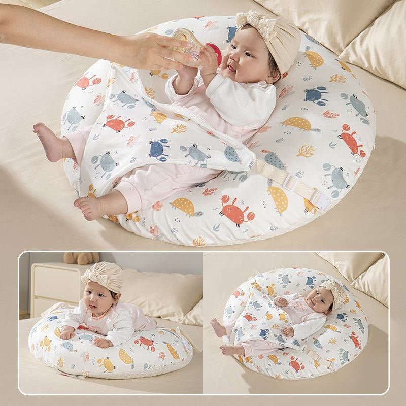Baby Kissen Oval Baumwolle – Atmungsaktives Kinderkissen mit Mesh für Kleinkinder 1–3 Jahre