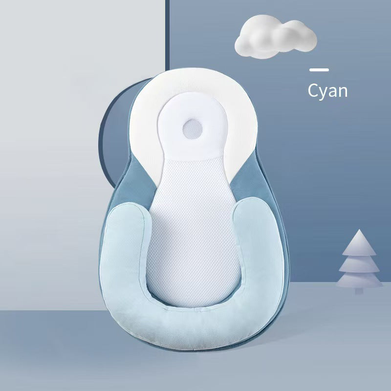 Baby Kissen U-Form für Neugeborene – Baumwolle mit Schwammfüllung, ergonomisch und weich