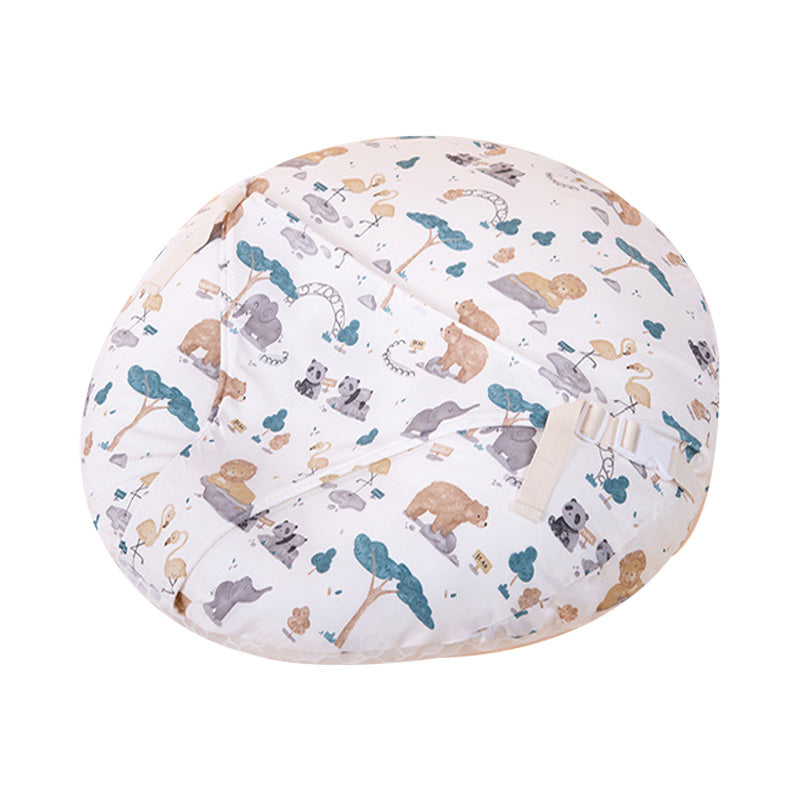 Baby Kissen Oval Baumwolle – Atmungsaktives Kinderkissen mit Mesh für Kleinkinder 1–3 Jahre