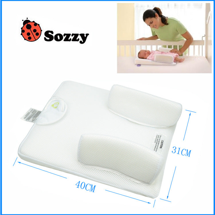 Baby Nest Kissen – Weiches Babynest mit Mesh und Klettverschluss, sicher für Neugeborene 0–4 Monate