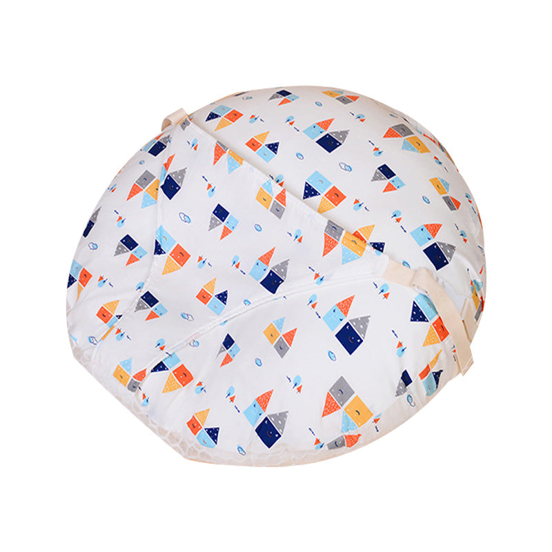 Baby Kissen Oval Baumwolle – Atmungsaktives Kinderkissen mit Mesh für Kleinkinder 1–3 Jahre