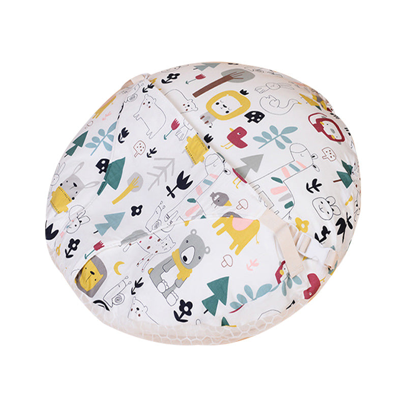 Baby Kissen Oval Baumwolle – Atmungsaktives Kinderkissen mit Mesh für Kleinkinder 1–3 Jahre