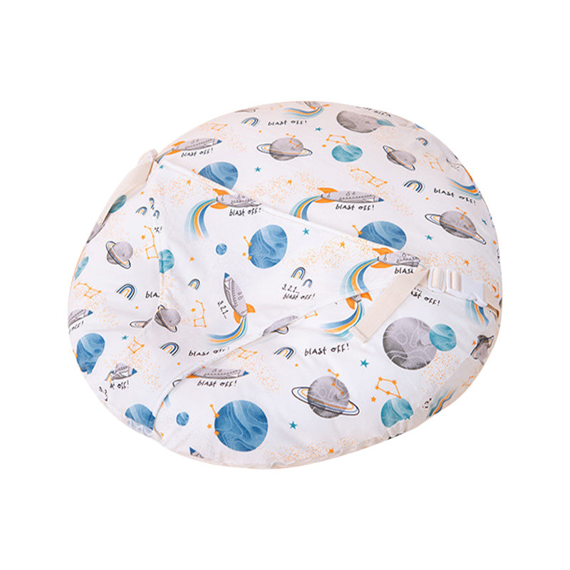 Baby Kissen Oval Baumwolle – Atmungsaktives Kinderkissen mit Mesh für Kleinkinder 1–3 Jahre