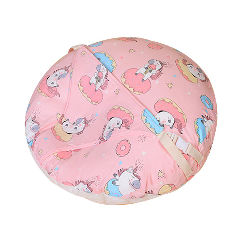 Baby Kissen Oval Baumwolle – Atmungsaktives Kinderkissen mit Mesh für Kleinkinder 1–3 Jahre