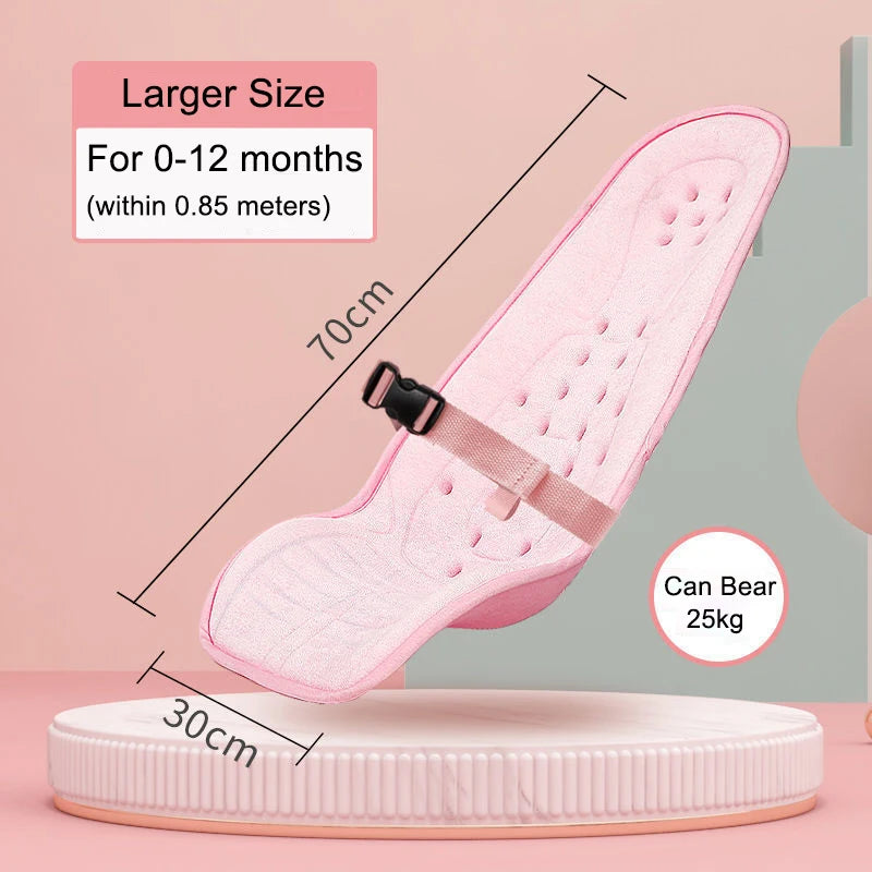 Stillkissen Baby Neugeborene – Kopf- und Nackenstütze mit Tragegurt, ergonomisch 70×30 cm