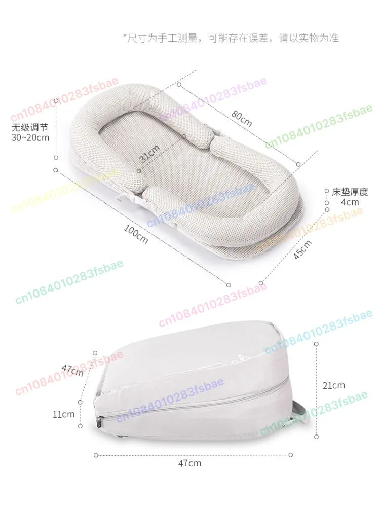 Anti Reflux Kissen Baby – Neugeborenen Bett mit Schräglage Matratze gegen Spucken und Reflux