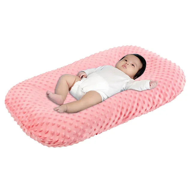 Babynest Bezug Minky Polyester – Slipcover 78×54 cm für 74×45 cm Lounger, weich und waschbar