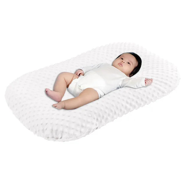 Babynest Bezug Minky Polyester – Slipcover 78×54 cm für 74×45 cm Lounger, weich und waschbar