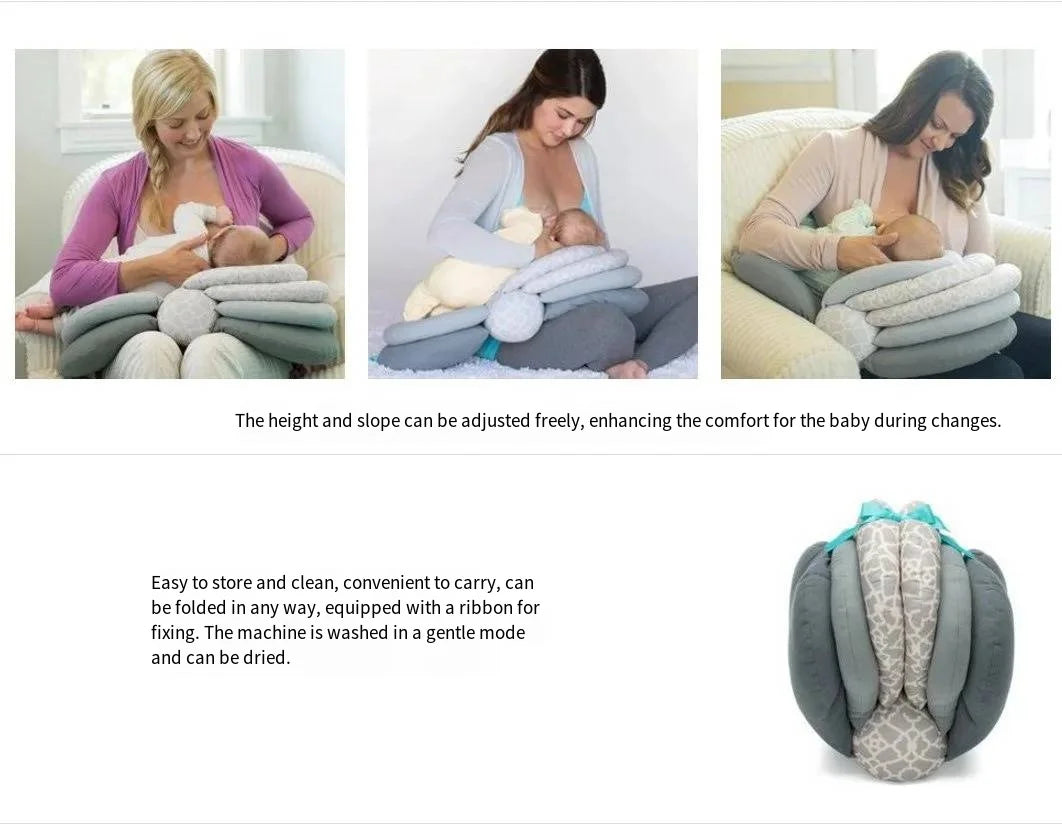Stillkissen Baby – Multifunktionales Kissen für Neugeborene, Anti Reflux und ergonomisch