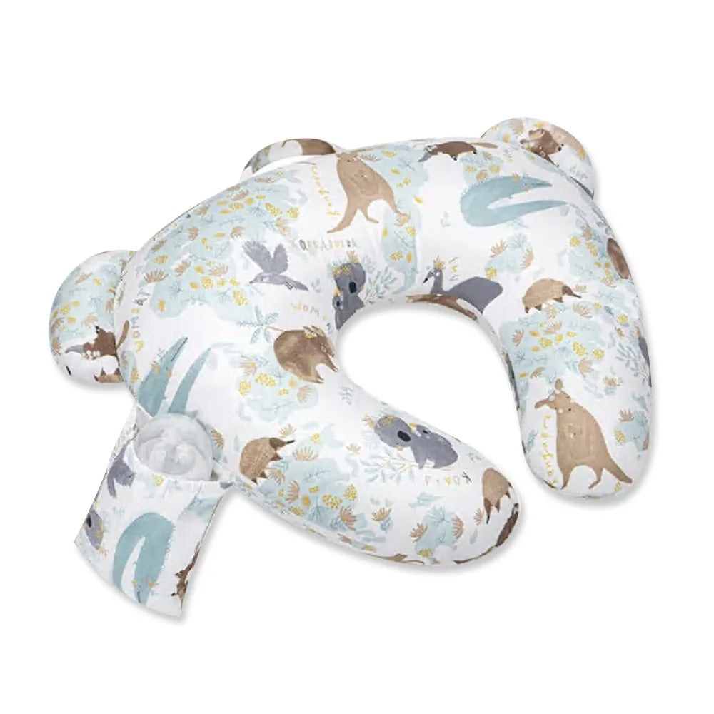 Stillkissen Baby Baumwolle – Ergonomisches Nursing Pillow für Füttern und Spielen, waschbar