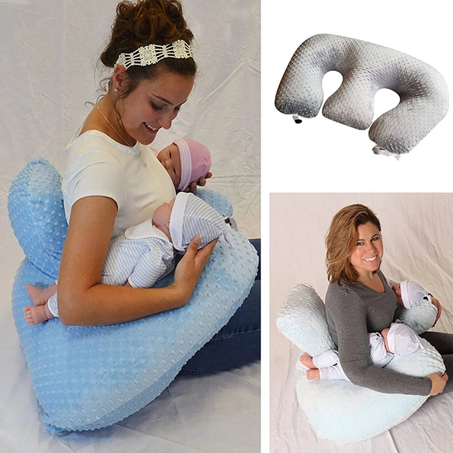 Stillkissen Zwillinge – Multifunktionales Baby Kissen Baumwolle für Füttern, Schlafen und Schwangerschaft