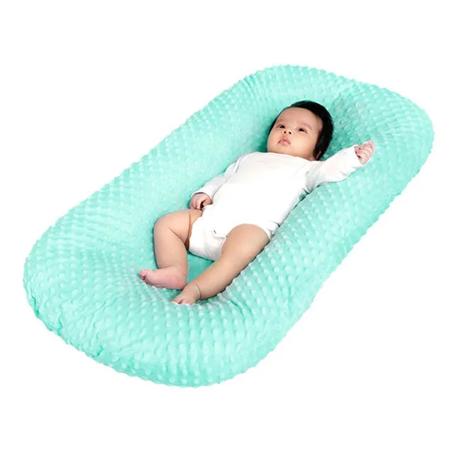 Babynest Bezug Minky Polyester – Slipcover 78×54 cm für 74×45 cm Lounger, weich und waschbar