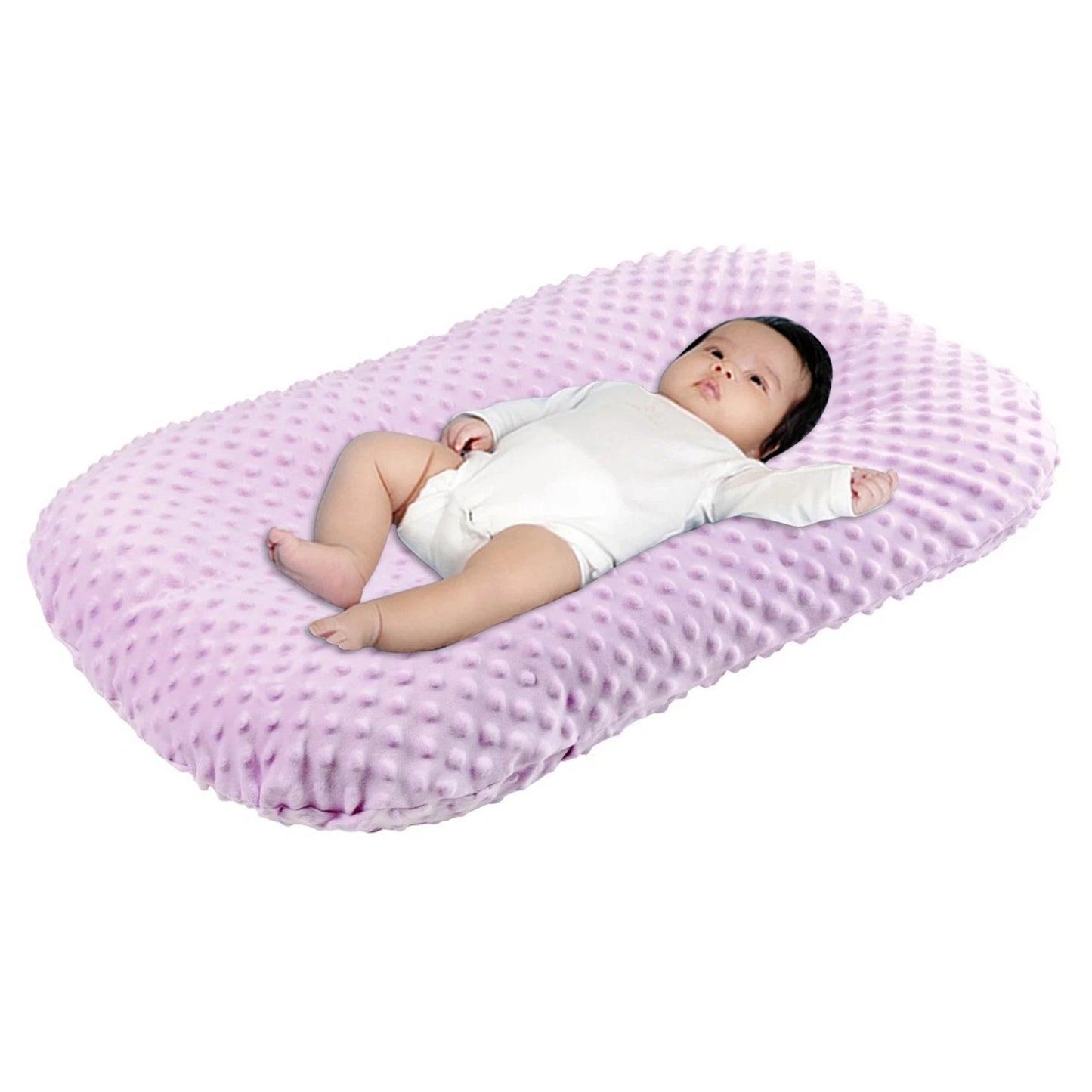 Babynest Bezug Minky Polyester – Slipcover 78×54 cm für 74×45 cm Lounger, weich und waschbar