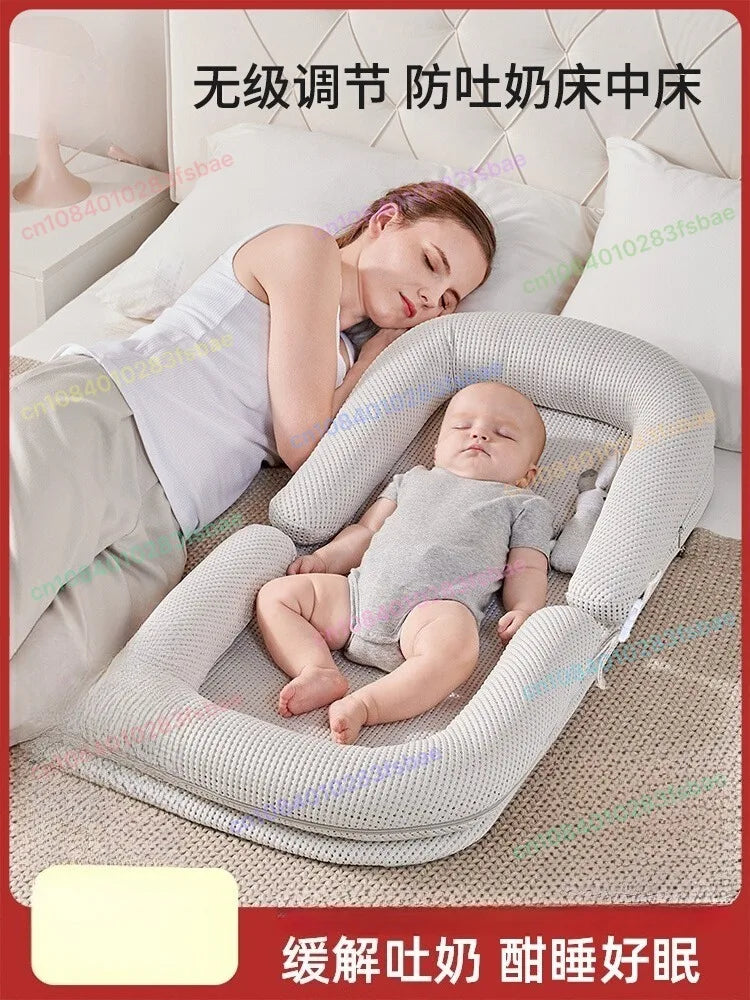 Anti Reflux Kissen Baby – Neugeborenen Bett mit Schräglage Matratze gegen Spucken und Reflux