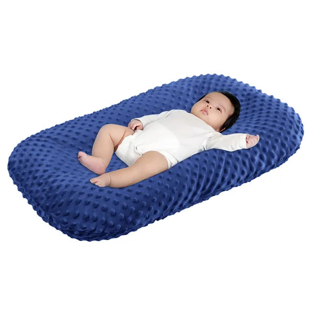 Babynest Bezug Minky Polyester – Slipcover 78×54 cm für 74×45 cm Lounger, weich und waschbar