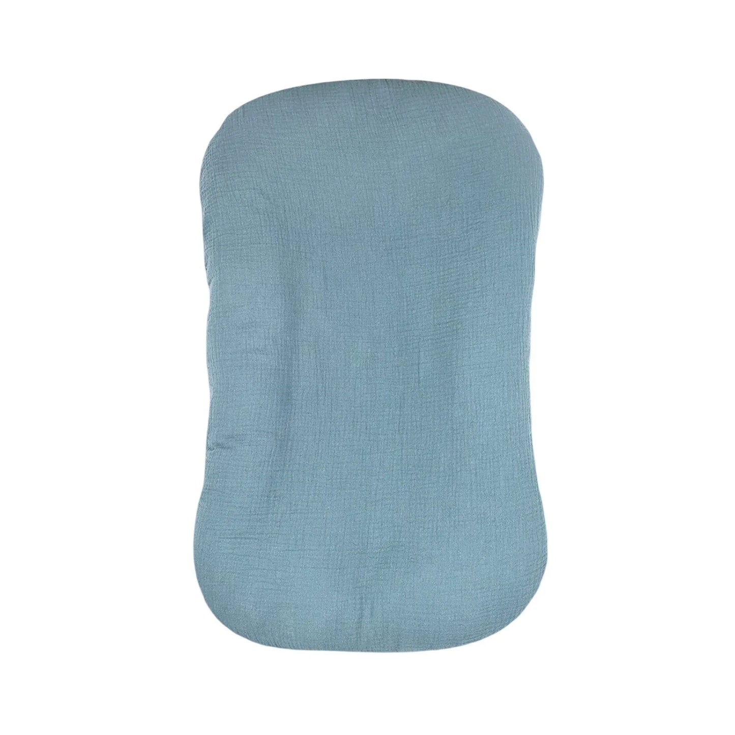 Babynest Bezug Musselin – Bio-Baumwolle Slipcover für Neugeborenen Lounger 80×54 cm, waschbar