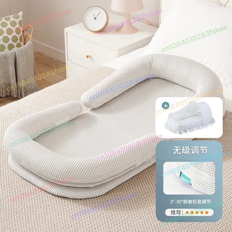 Anti Reflux Kissen Baby – Neugeborenen Bett mit Schräglage Matratze gegen Spucken und Reflux