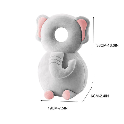 Baby Kopfschutz Kissen mit Fallschutz für Kopf und Rücken, verstellbare Schultergurte, weich und atmungsaktiv für 4–24 Monate