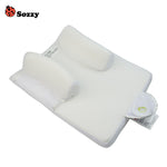 3-in-1 Baby Nest Kissen (0-4 Monate) - Anti-Roll, Anti-Reflux & Atmungsaktives Mesh - Sicherer Schlaf