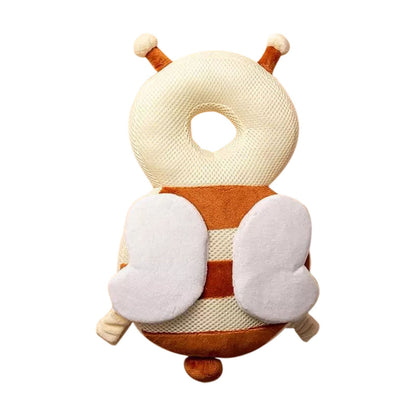 Baby Kopfschutz Kissen mit Fallschutz für Kopf und Rücken, verstellbare Schultergurte, weich und atmungsaktiv für 4–24 Monate