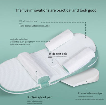 Babynest Baumwolle – Weiches Nestchen 88×45 cm für Neugeborene, modern und atmungsaktiv