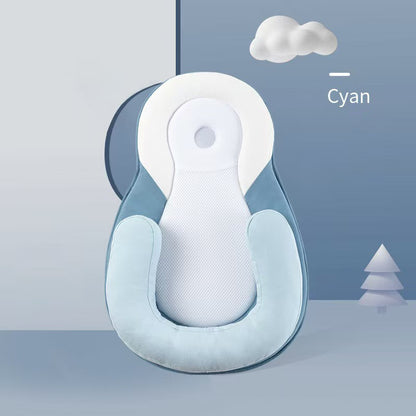 Baby Kissen U-Form für Neugeborene – Baumwolle mit Schwammfüllung, ergonomisch und weich