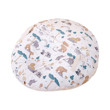 Baby Kissen Oval Baumwolle – Atmungsaktives Kinderkissen mit Mesh für Kleinkinder 1–3 Jahre