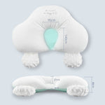 Orthopädisches Baby Kopfkissen (42x42cm) - Gegen Kopfverformung & Plattkopf - Atmungsaktiv & Sicher