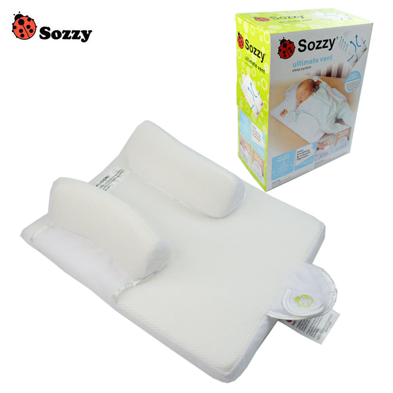 Baby Nest Kissen – Weiches Babynest mit Mesh und Klettverschluss, sicher für Neugeborene 0–4 Monate
