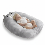 Ergonomisches Anti-Reflux Stillkissen (15° Keil) - Memory Foam gegen Spucken & Verschlucken - Waschbar