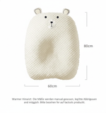 Ergonomisches Anti-Reflux Stillkissen (15° Keil) - Memory Foam gegen Spucken & Verschlucken - Waschbar