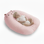 Ergonomisches Anti-Reflux Stillkissen (15° Keil) - Memory Foam gegen Spucken & Verschlucken - Waschbar