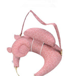 Ergonomisches Stillkissen (100% Baumwolle) - Mit Schultergurt für Freihändiges Füttern - 15° Winkel