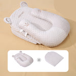 Anti-Reflux Babykissen MamaWonne — Bezug aus 100% Baumwoll-Muselin, Anti-Rutsch-Basis, 0-6 Monate