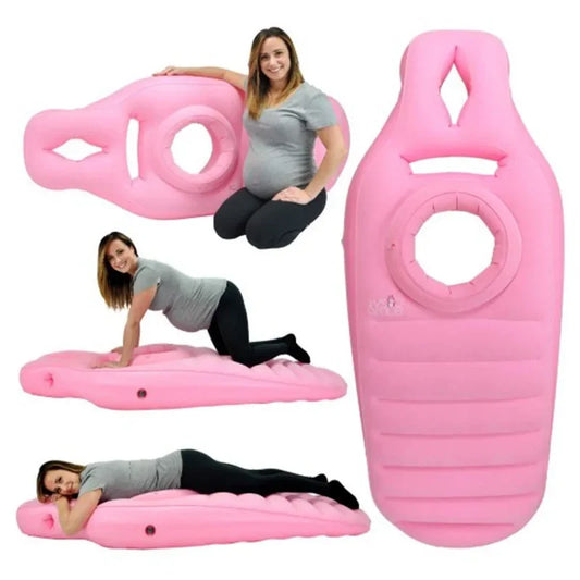 Aufblasbares Schwangerschaftskissen zum Bauchliegen – Schlafhilfe & Entlastung für Schwangere 170×65×22 cm