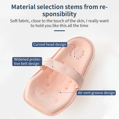 Stillkissen Baby Neugeborene – Kopf- und Nackenstütze mit Tragegurt, ergonomisch 70×30 cm
