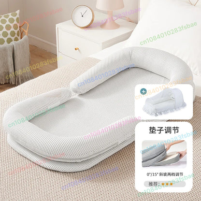 Anti Reflux Kissen Baby – Neugeborenen Bett mit Schräglage Matratze gegen Spucken und Reflux