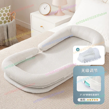 Anti Reflux Kissen Baby – Neugeborenen Bett mit Schräglage Matratze gegen Spucken und Reflux