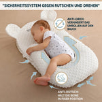 Anti-Reflux Babykissen MamaWonne — Bezug aus 100% Baumwoll-Muselin, Anti-Rutsch-Basis, 0-6 Monate