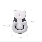 Orthopädisches Latex Babykissen (Bambus-Bezug) - Gegen Plattkopf & Schwitzen - 100% Naturmaterial