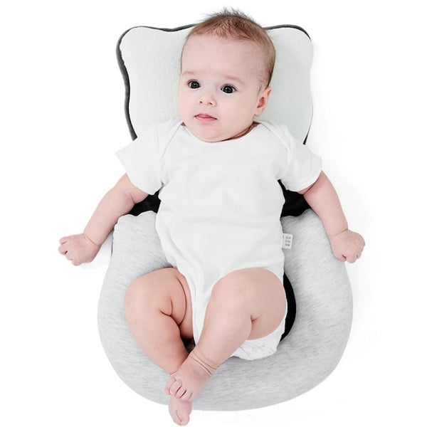 Orthopädisches Latex Babykissen (Bambus-Bezug) - Gegen Plattkopf & Schwitzen - 100% Naturmaterial